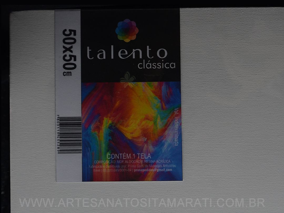 Detalhes do produto Tela Clássica Talento 50 x 50 cm